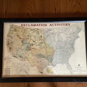 Bureau of Reclamation 16"x24" poster: reclamation activities